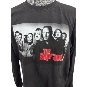 The Sopranos HBO Officially Licensed Long Sleeve Tee Unisex Men Women Medium